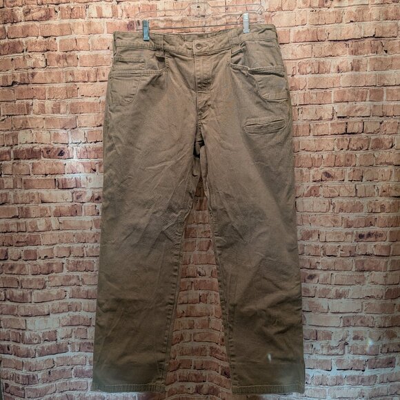 Noble Outfitters Men's Flex Canvas Work Pants Coyote Size 38x32 - Picture 1 of 15